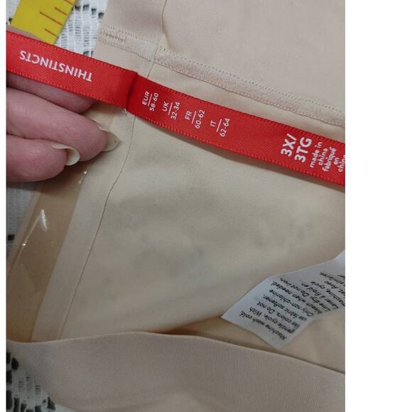 Spanx Thinstincts Shapewear High Waist Mid Thigh 3X Soft Nude - Picture 5 of 6